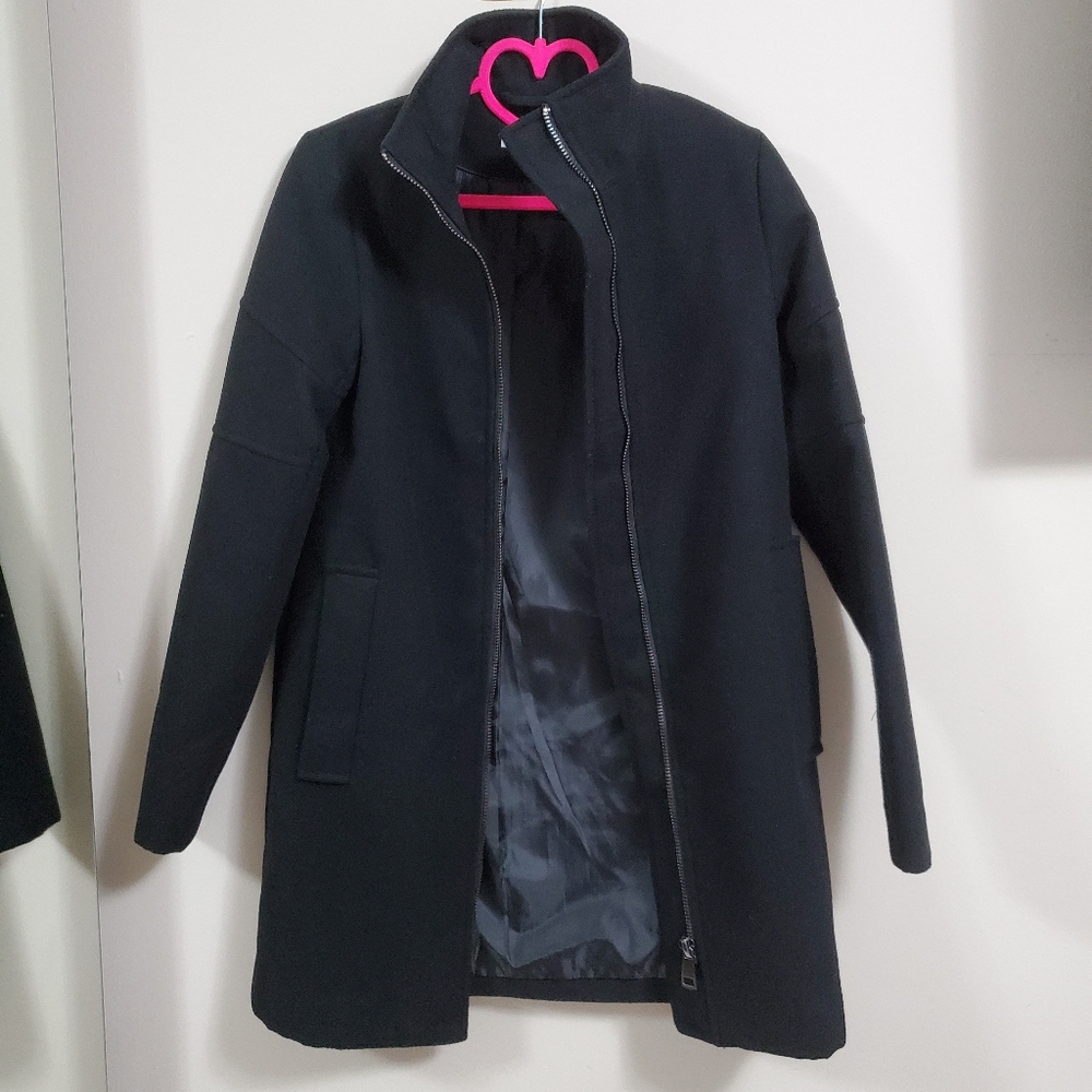 Jacqueline de Yong Black Coat - Size XS